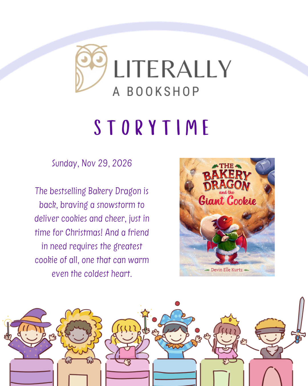 Storytime: The Bakery Dragon and the Giant Cookie